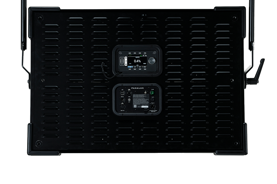 back panel of Panalux Sonara 3:2 lighting head